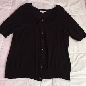 New York & Co short-sleeved cardigan L